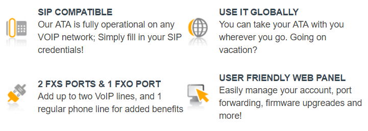 ATA CRA-210 Features