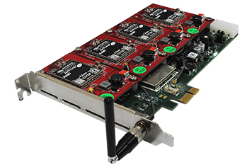 GSM Card (1,2 & 4 Channels) PCI & PCIe