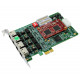 ISDN-BRI Card 4 Port - PCIe With EC